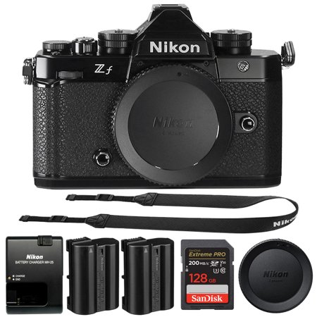 Nikon Zf Full-Frame Mirrorless Camera Body + EN-EL15c Rechargeable Battery + 128GB SDXC Memory Card