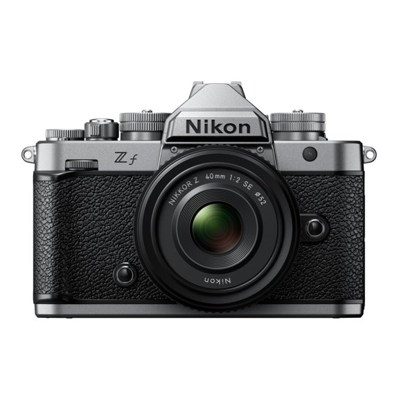 Nikon Zf Mirrorless Camera with 40mm Lens - Full Frame, 24.5MP, 4K UHD Video Recording with Dual Card Slots (Silver)