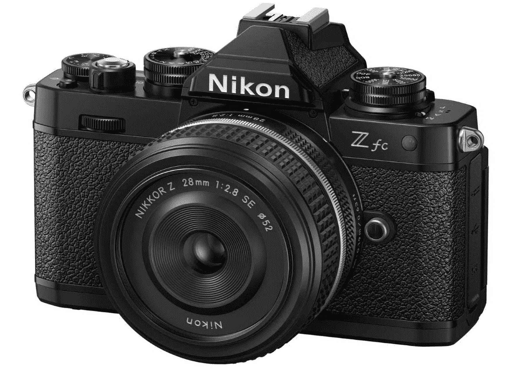 Nikon Zfc Mirrorless Camera (Black) with NIKKOR Z 28mm f/2.8 (SE 