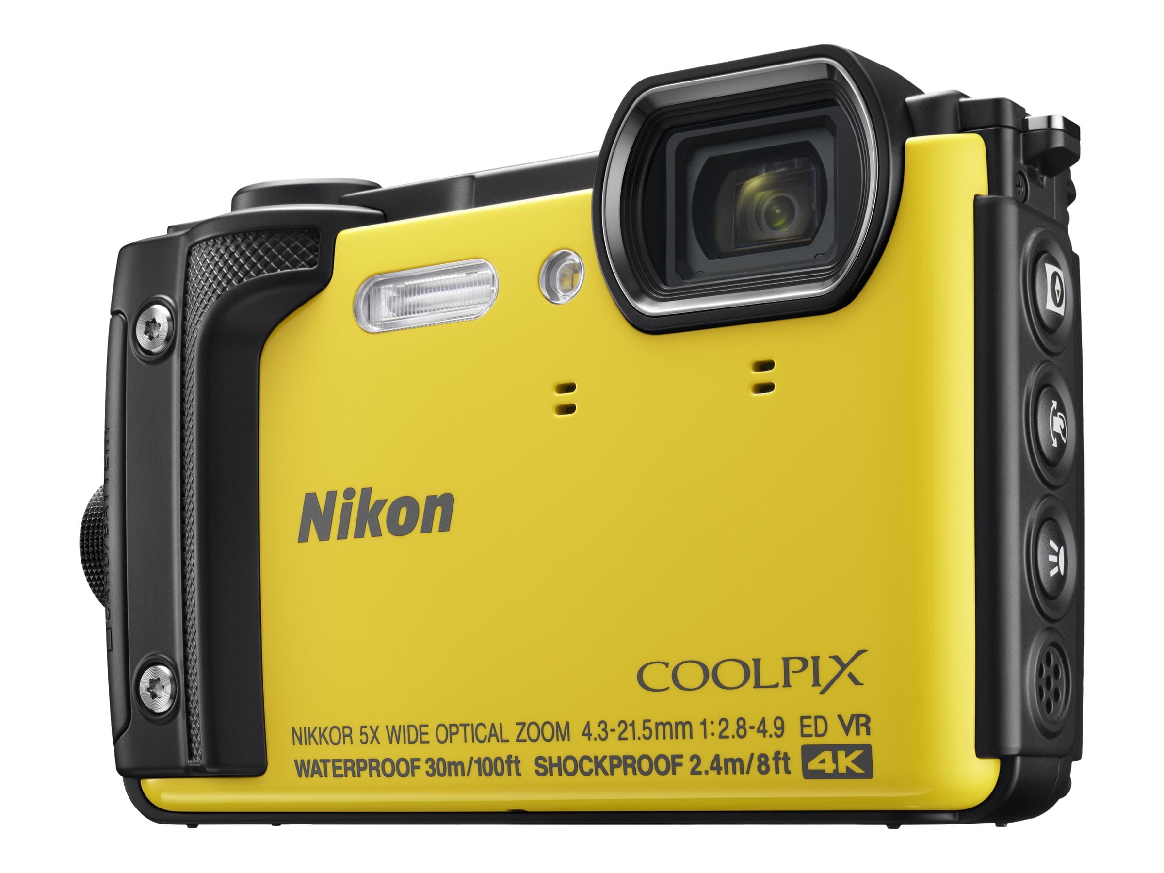 Nikon w300 Waterproof Underwater Digital Camera with TFT LCD, 3, Yellow (26525)