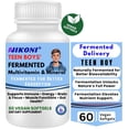 thumbnail image 1 of Nikoni Teen Boys Fermented Multivitamin and Mineral Vegan Softgels for Better Absorption 60 Count, 1 of 9