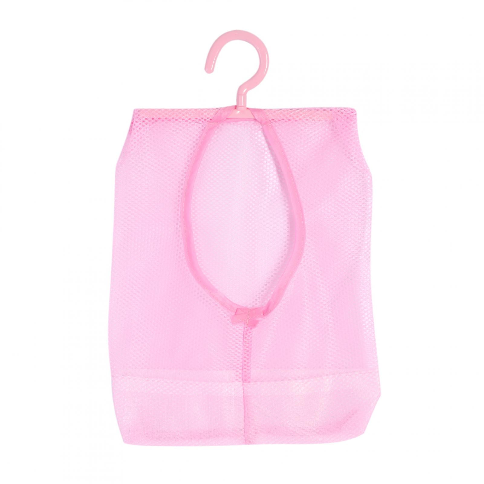 Nikou Hanging Mesh Laundry Bag, Mesh Wash Bag 360°Rotation Hanger,for