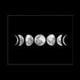 thumbnail image 1 of Nikou La Fase Lunar Cambia la Pintura, la Pintura de la Pared de la Lona Pinturas sin rebordes para Las Decoraciones caseras(Negro 090-2), 1 of 7