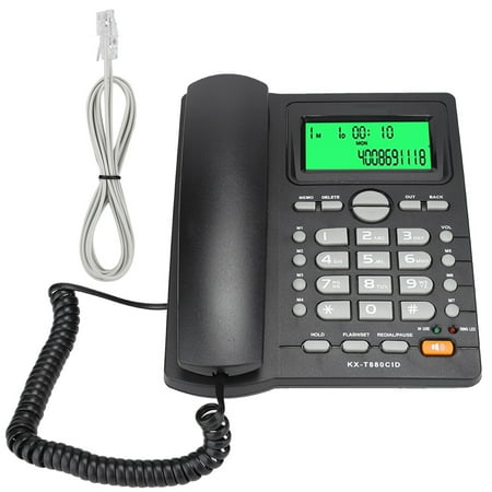 Eatbuy Corded Phone, Black, 1 Pack