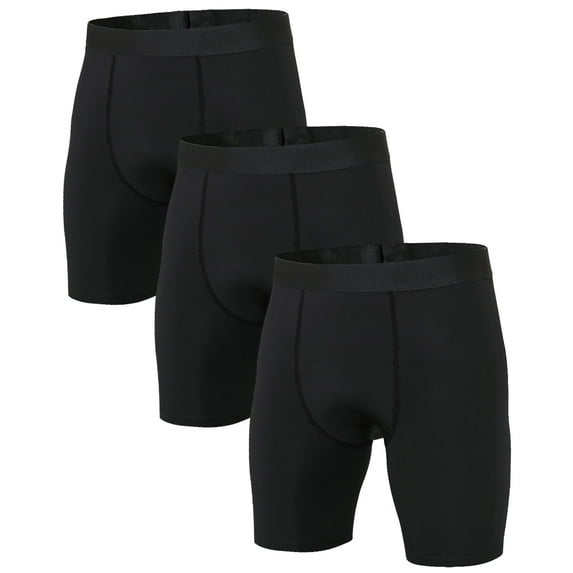 Niksa Compression Shorts Men 3 Pack, Compression Underwear for Men Athletic Shorts, Running Workout Fitness Shorts