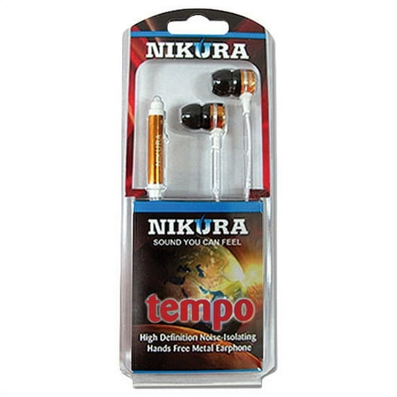 Nikura High Definition Noise-Isolating Hands Free Metal Earphones