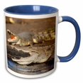 thumbnail image 1 of 3drose, Nile Crocodile, Market, Lake Chamo, Ethiopia - Af16 Mzw0061 - Martin Zwick, 15oz Two-tone Blue Mug, 1 of 6