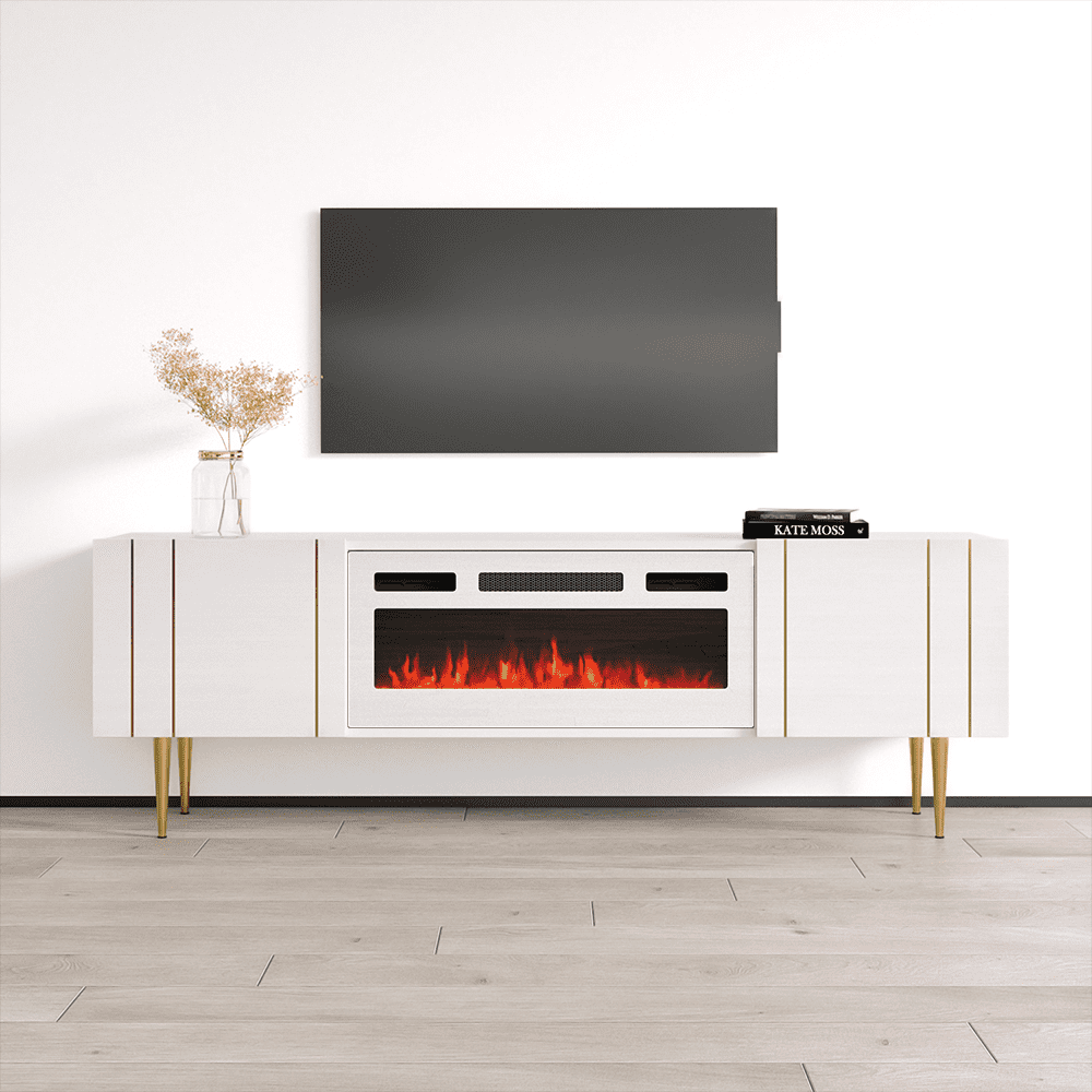 Nile WH-EF Fireplace TV Stand - Walmart.com