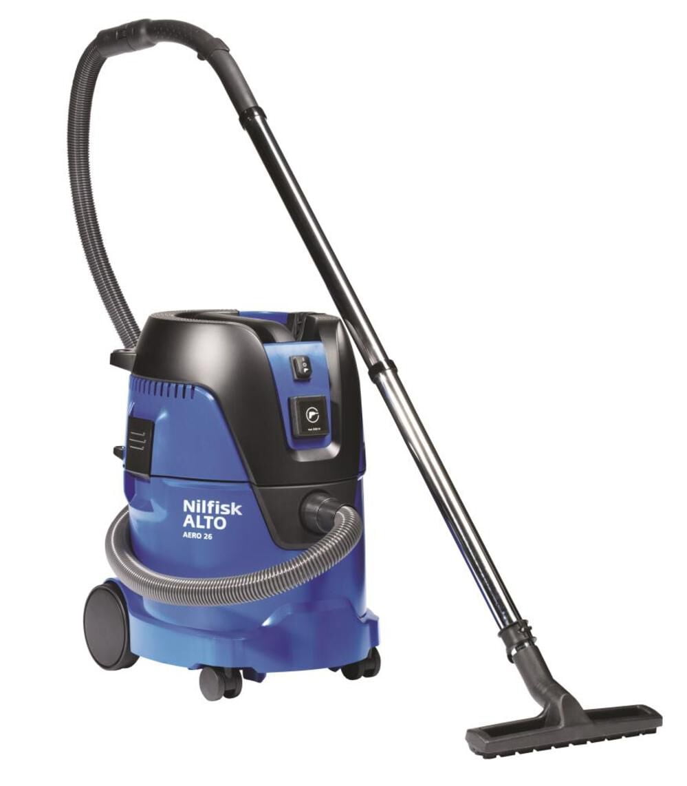 Nilfisk Industrial, Shop Vacuum, 6 gal, HEPA, 3600 l/min, 1 1/2 hp 107419097