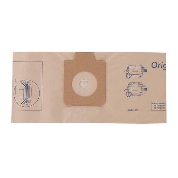 Nilfisk Vacuum Bag, Paper, 10 PK 1407015040