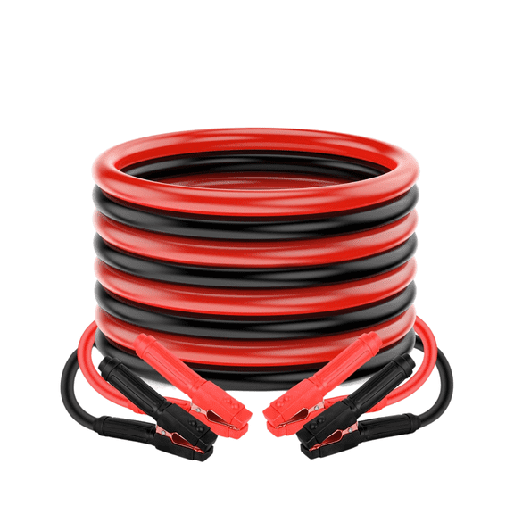 Nilight 0-Gauge 20-Foot Heavy-Duty Car Battery Jumper Cables 1000A Peak Current, CCA Core, PVC-Insulated Booster Set with Storage Bag for SUVs, RVs, Pickup Trucks, and Vans