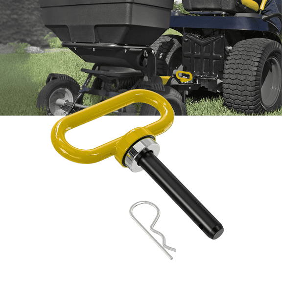 Nilight 1/2" Magnetic Hitch Pin Heavy Duty Neodymium Magnet Trailer Hitch Pin with R Clip for Lawn Tractor Zero Turn Mower ATV Trailer Towing Yellow