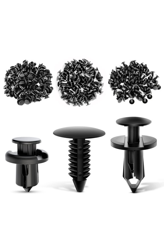 100PCS Car Retainer Clips 7mm 8mm 10mm Nylon Push Expansion Screws Replacement Kit,Bumper Fastener Rivet Clips for Honda,Acura, GM,Ford,Chrysler