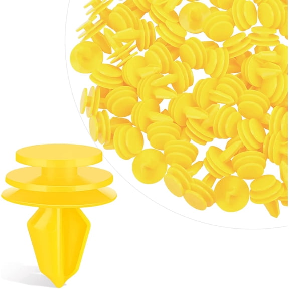 Nilight 100Pcs Door Panel Fastener for Grand Cherokee 1999-2010 Chrysler 2004-2008 Trim Clips Push Type Retainer Clip Nylon Replace#6507055-AA 6507686-AA