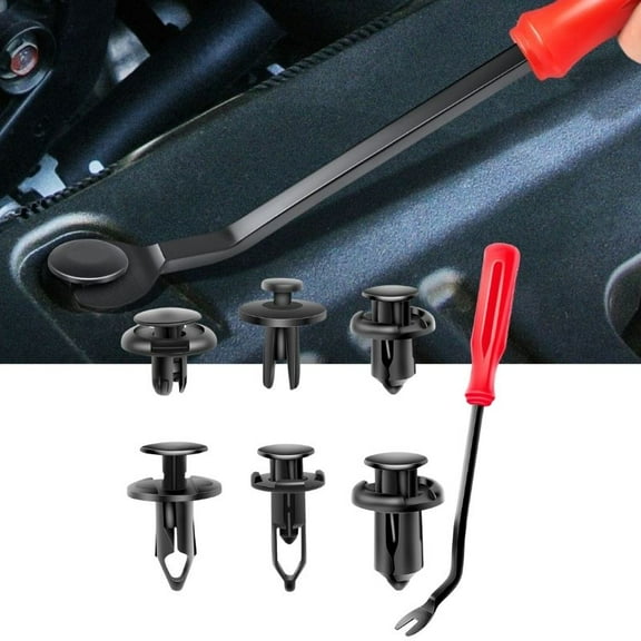 Nilight 120PCS Car Retainer 6.3mm 8mm 9mm 10mm Expansion Screws Replacement Kit Bumper Push Rivet Clips for Honda Acura GM Chrysler Ford Toyota Lexus