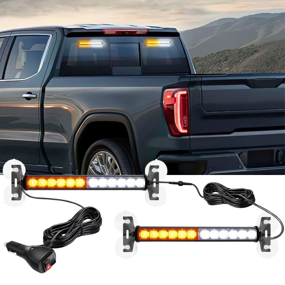 LED Warning Lights For Trucks Nilight 35-Inch Traffic Advisor Strobe Light  Bar