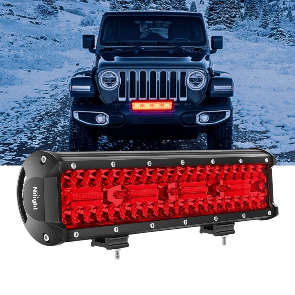 Nilight 12 Inch 240W LED Light Bar Spot & Flood Combo for Offroad Vehicles