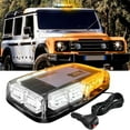 thumbnail image 1 of Nilight 12" Roof Top Strobe Lights, 48Led Hazard Light Emergency Safety Warning Led Flashing Light Bar Magnetic Mount, 12V-24V Cars Trucks Tractors Snow Plows, 1 of 8