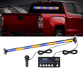 thumbnail image 1 of Nilight 144 LED Interior Windshield Flashing Light Bar with Digital Controller, Amber Blue LED Visibility Light Bar for 12V-24V Cars, Pickup Trucks, SUVs, Vans, Trailers, UTVs and ATVs, 1 of 9