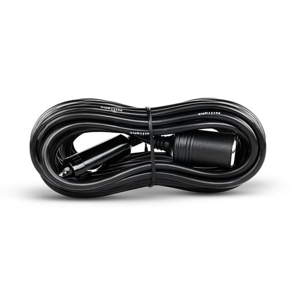 Nilight 12V/24V Cigarette Lighter Extension Cord 14FT Heavy Duty Car Charger Cable with Socket