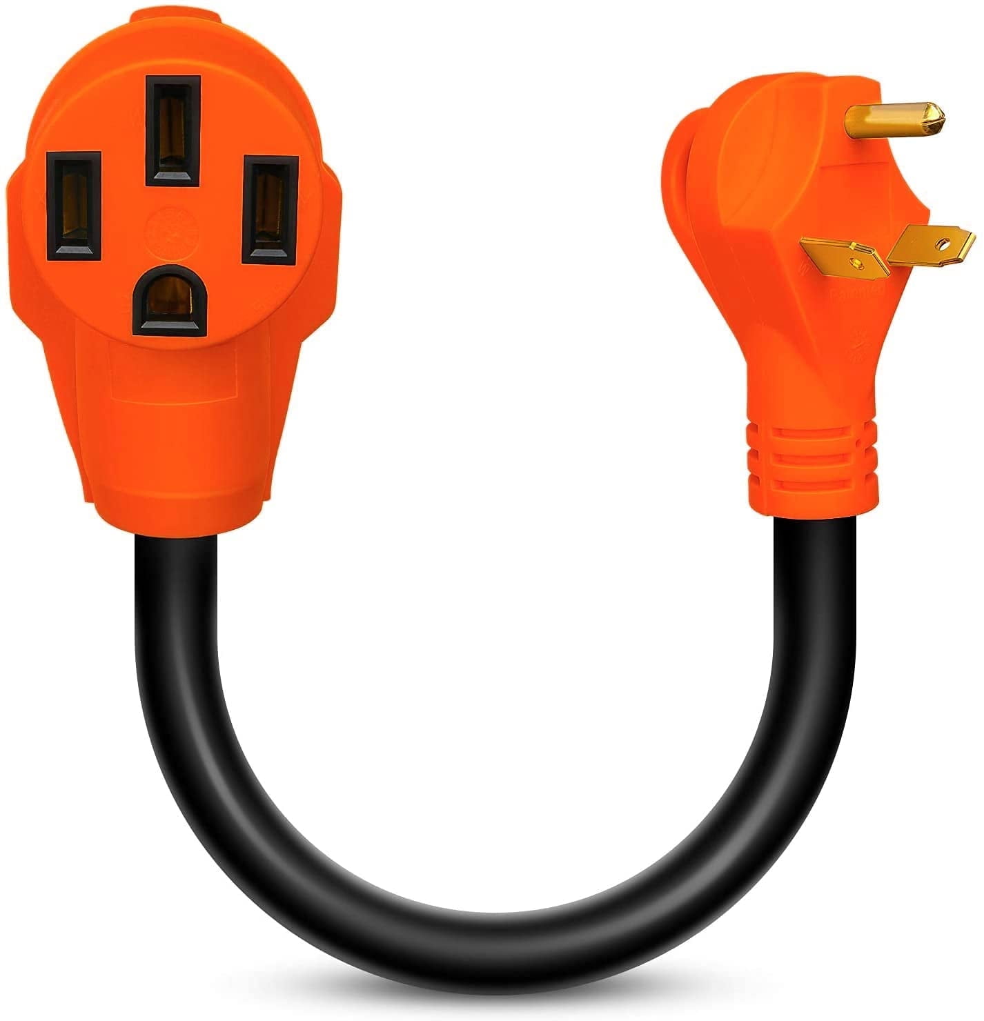 Nilight 18 inch 30 Amp to 50 Amp RV Plug Adapter Heavy Duty Dogbone ...