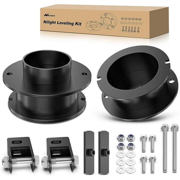 Nilight 2.5" Front Leveling Lift Kit for 2014 2015 2016 2017 2018 2019 2020 2021 2022 2023 ram 2500 4WD 2013-2022 ram 3500 4WD Spring Spacers and Shock Extenders Lift Kits