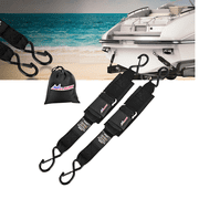 Nilight 2 PCS 2" x 48" Adjustable Boat Trailer Tie Down Straps Heavy Duty 1,500 LBS Max Break Strength for Pontoon Jet Ski Kayak