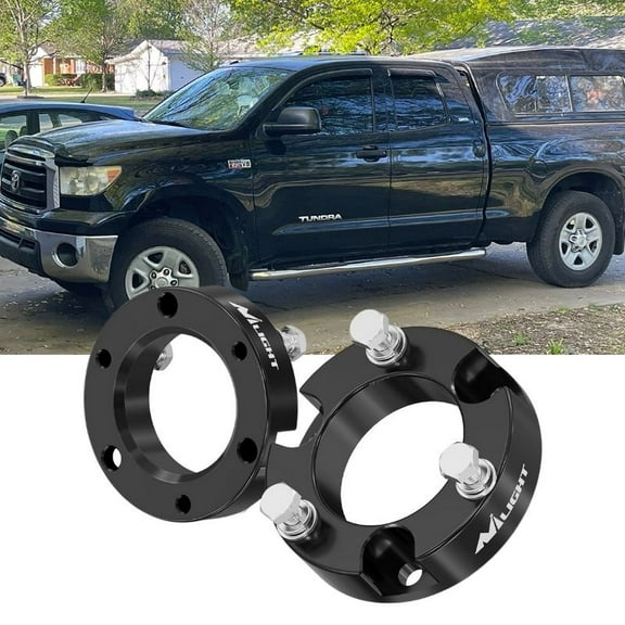 Nilight 2" Tundra Leveling Lift Kit for 1999 2000 2001 2002 2003 2004 2005 2006 TUNDRA 2WD 4WD Front Raise Suspension Strut Spacers,Black