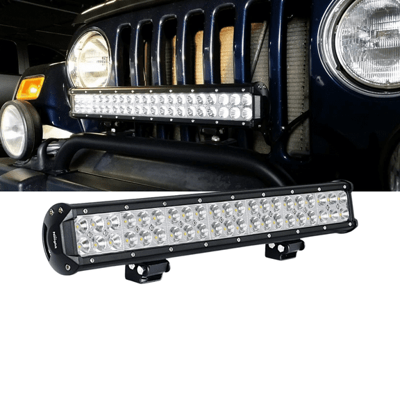 Nilight 20 Inch 126W LED Light Bar Spot Flood Combo Off Road Lights for 4WD ATV UTV SUV Truck Trailer Motorcycle Mining