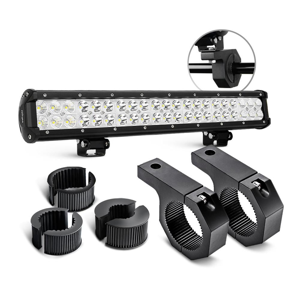 Nilight 20 Inch 126W Spot Flood Combo LED Light Bars Off Road Driving