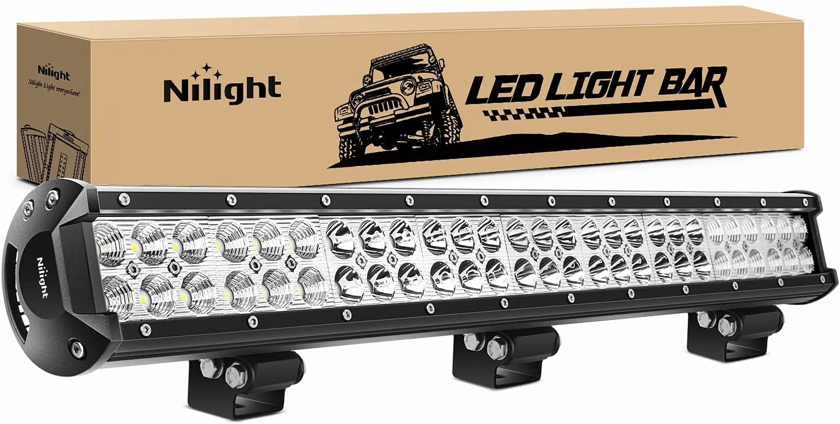 Nilight 25" 162W Led Light Bar Flood Spot Combo Waterproof Driving Lights Off Road Lights for SUV UTE Truck ATV UTV