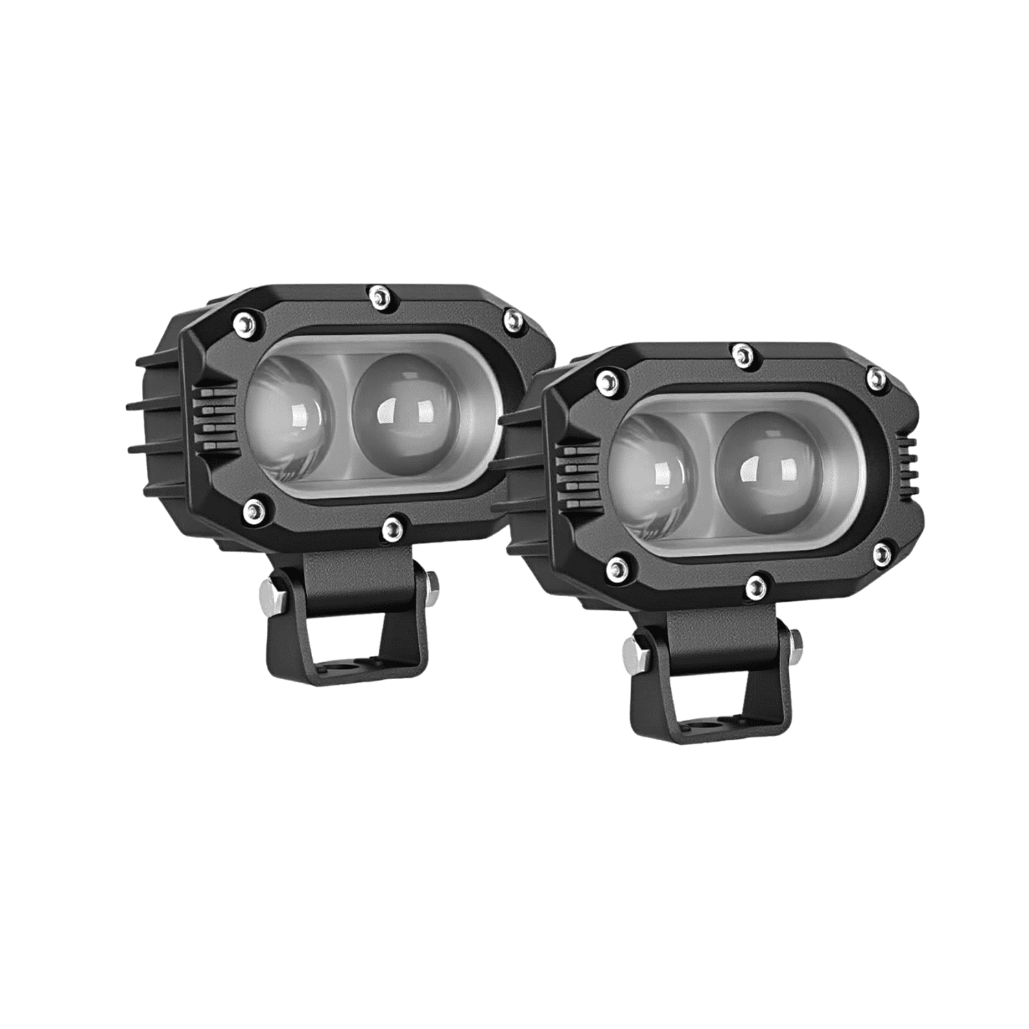 Nilight 2PCS 4 Inch LED Pod Lights, 48W White Spot Beam Auxiliary Driving Lamps, IP67 Weatherproof Off-Road Lights for Truck ATV UTV Motorcycle Boat