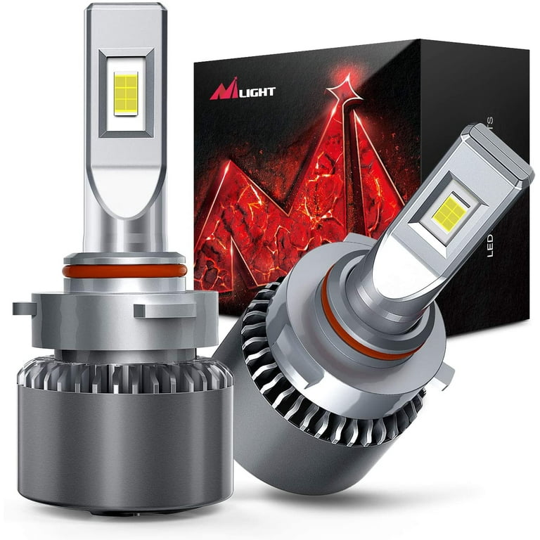 Nilight 2PCS 9005 HB3 LED Headlight Bulb Hi-Lo Beam 8000-10000LM Conversion  Kit 6500K