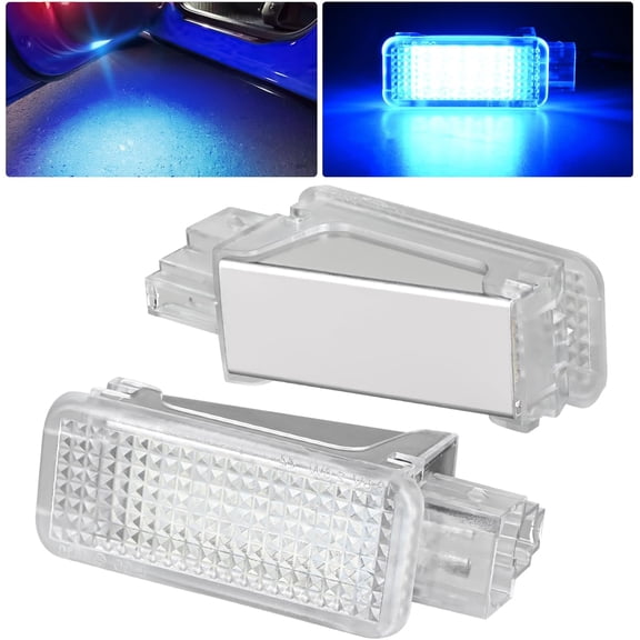 Nilight 2PCS LED Interior Door Panel Light Courtesy Warning Lights Blue Beam Plug and Play Compatible with Audi A3 A4 A5 A6 A7 S3 S4 S5 S6 S7 Q5 Q7 TT OEM Replacement CANbus Error Free
