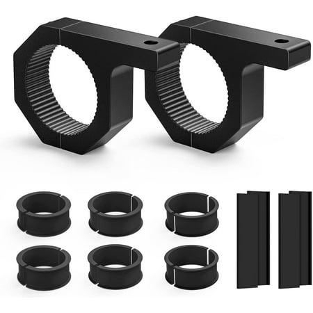 Nilight 2PCS Roll Bar Clamps Mounting Brackets LED Light Mount Clamps Tube Light Mounts Fit on 2.135" 2.25" 2.375" 2.5” Bull Bars Roof Racks Roll Cages for ATV UTV Truck