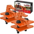 thumbnail image 1 of Nilight 2PCS Tractor Bucket Grab Hook 3/8'' Heavy Duty Drop Forged Steel Bolt On Zinc-Coated Cast Tow Max 15000 LBS Orange, 1 of 9