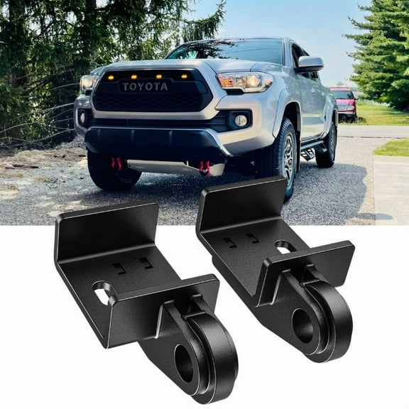 Nilight 2Packs Demon Front Tow Hook Mounting Bracket Compatible with 2009 - 2023 Toyota Tacoma (Not Include D-Ring Shackle), Bracket Replacement