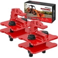 thumbnail image 1 of Nilight 2PCS Tractor Bucket Grab Hook 3/8'' Heavy Duty Drop Forged Steel Bolt On Zinc-Coated Cast Tow Max 15000 LBS Red, 1 of 9