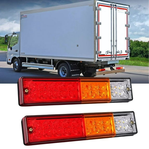 Nilight Trailer Tail Light Bar 20LED with Turn Signal & Reverse Light, IP65 Waterproof, 10-30V for Truck, Trailer, RV, UTV, Camper, Boat