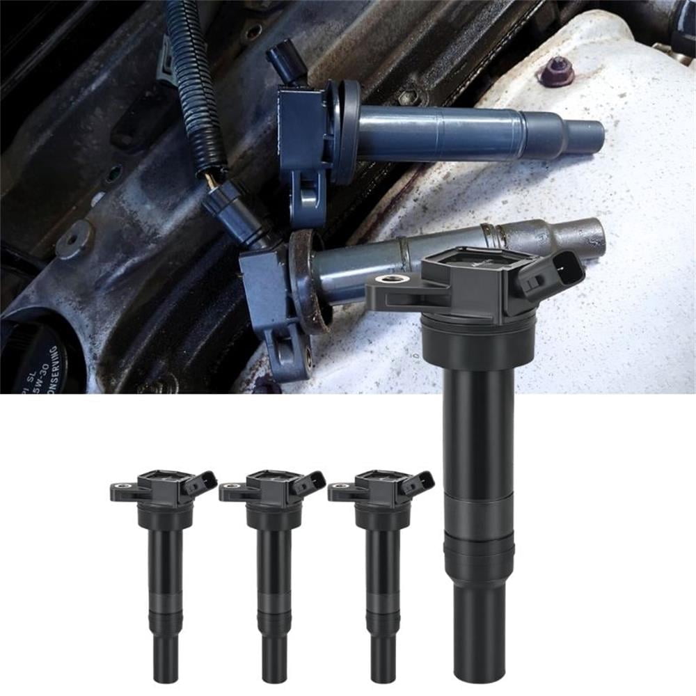 2Pin Ignition Coil Packs Set of 4 Fit UF651 for Hyundai KIA 2011 2012 - 2020 Tucson Elantra Soul FORTE 1.8 2.0L OE# 5C1861 C1804 1788511 273002E000