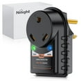 thumbnail image 1 of Nilight 30 Amp RV Surge Protector 125V/3750W with LED Indicator, 1 of 9