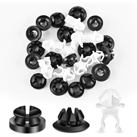 Nilight 30PCS Hood Support Prop Rod Holder Clips Hood Prop Rod Grommet Car Hood Rod Clip 91503-SS0-003 Compatible with Honda Accord Odyssey Prelude Acura RDX TSX