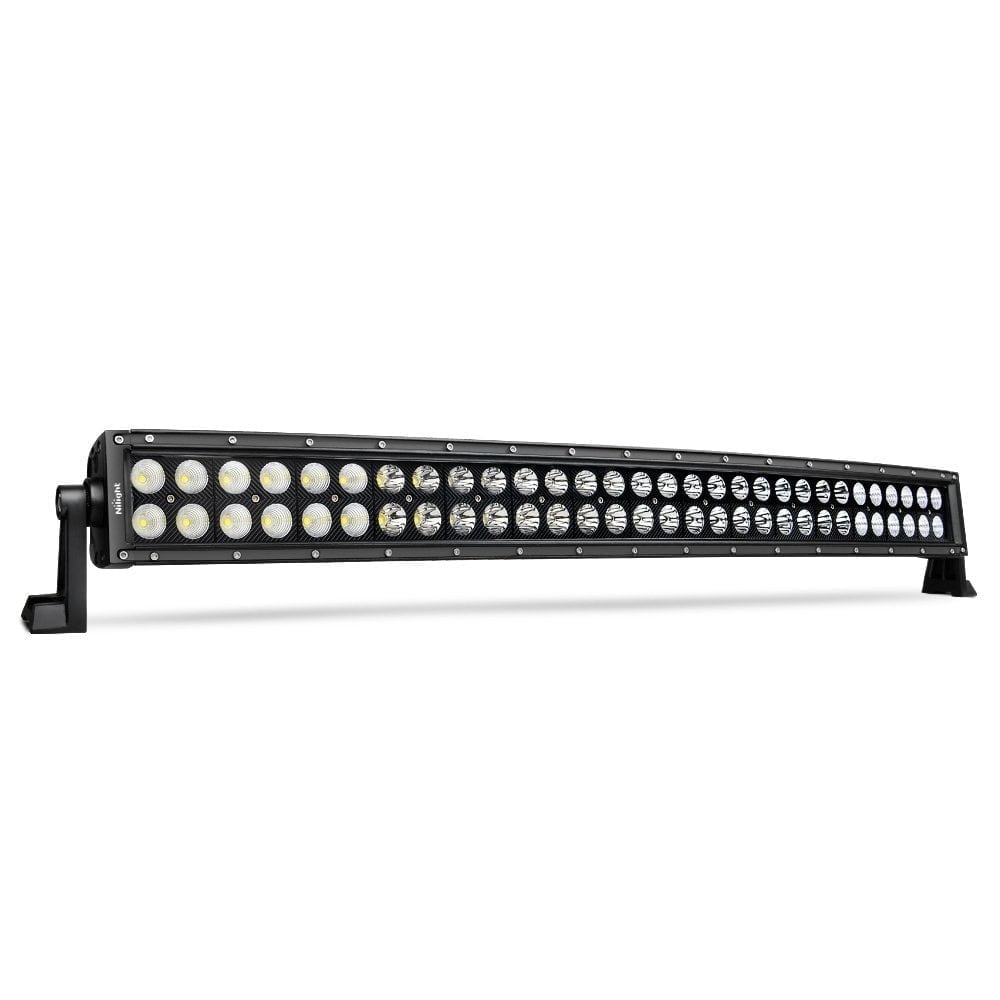 Nilight 32" 180W Spot Flood Combo High Power LED Driving Lamp LED Light Bar Off Road Fog Driving Work Lights for SUV Boat Jeep Lamp,2 Years Warranty