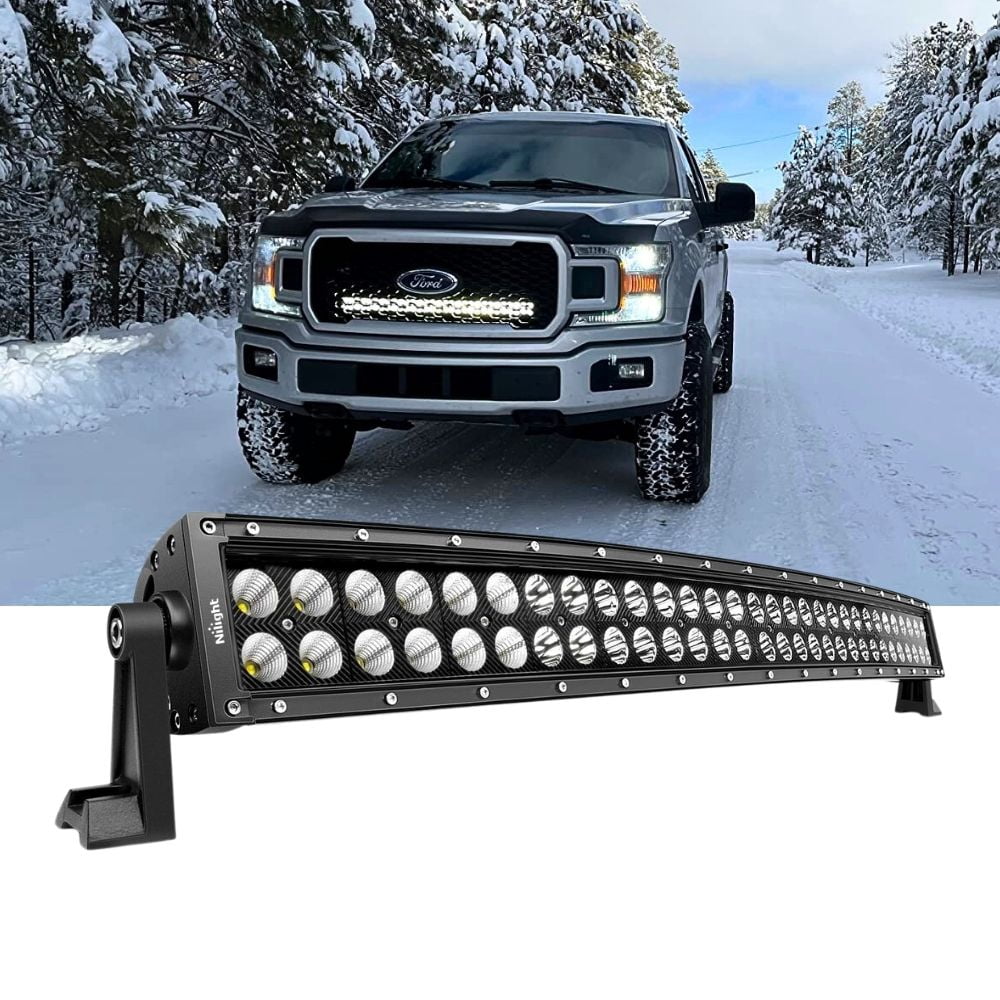 Nilight 32" 180W Spot Flood Combo High Power Led Driving Lamp Led Light Bar Off-Road Fog Driving Work Lights for SUV Boat Jeep Lamp