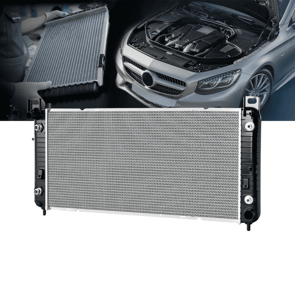 Nilight 34" Radiator Compatible with Chevy Silverado 1500 2500 3500, Suburban Tahoe, GMC Sierra Yukon XL & Cadillac Escalade 1999-2014, Aluminum Core Radiator for Automatic Transmission