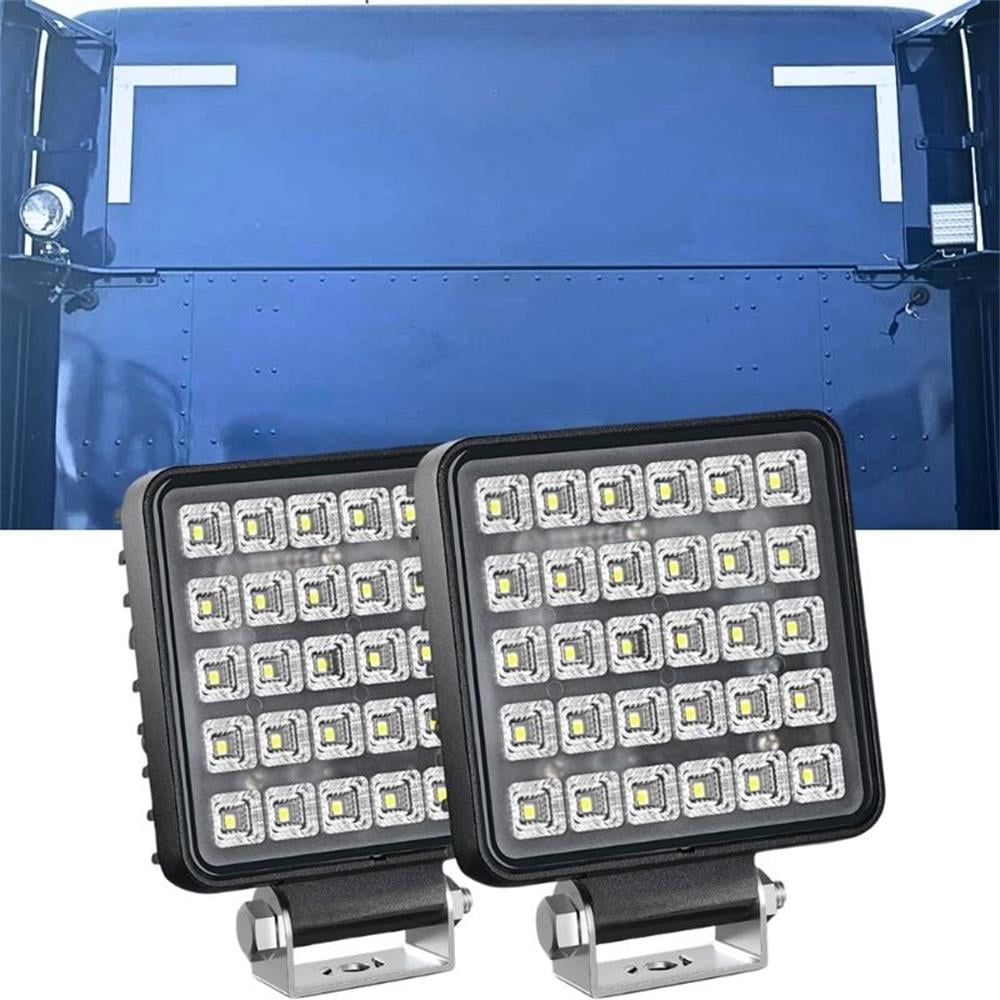 Nilight 2 Pack 4.3 Inch Waterproof LED Flood Beam Light Bar for ATV UTV Truck SUV Boat Offroad