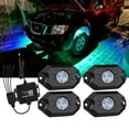 thumbnail image 1 of Nilight RGB LED Rock Lights, Waterproof Multicolor Bluetooth APP Control Underglow Kit for Trucks, SUVs, ATVs, 1 of 8