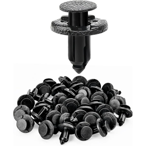 Nilight 40PCS Front Bumper and Radiator Support Push-Type Retainer 11296-AG000 8mm Compatible with Nissan and Infiniti Car Push Retainer Kit 2 Years Warranty