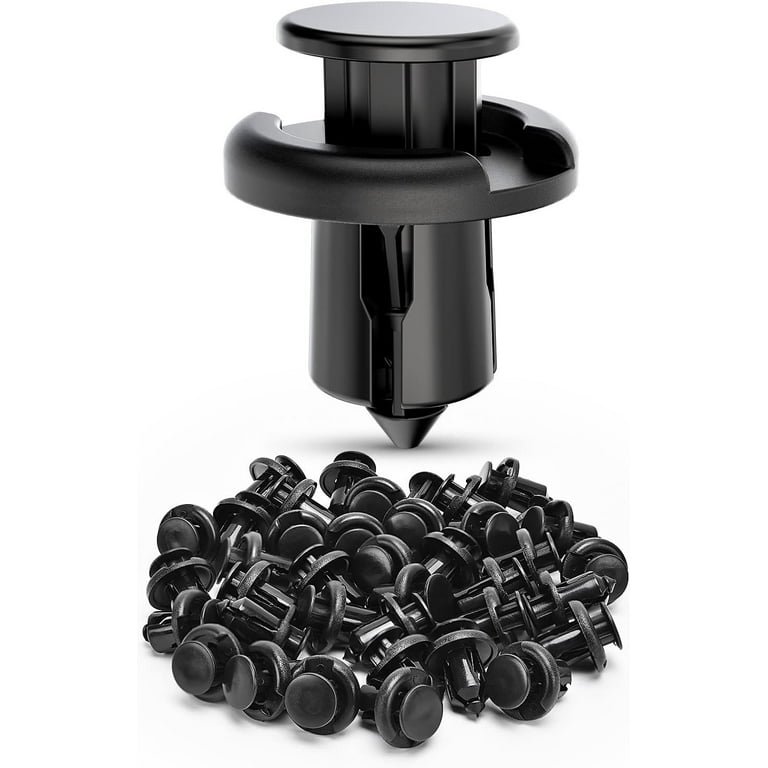 Nilight 40PCS Nylon Front Bumper Push-Type Retainer Clips-91503