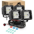 thumbnail image 1 of Nilight 4PCS LED Pods 3Inch 42W LED Cubes Upgraded Spot Flood Combo Driving Backup Reverse Light Bar w/Off Road Wiring Harness Kit -4 Leads for Pickup Car Trucks ATV UTV SUV, 1 of 8